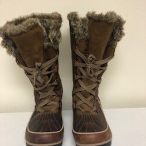 SOREL Tall Waterproof Boots with Fur